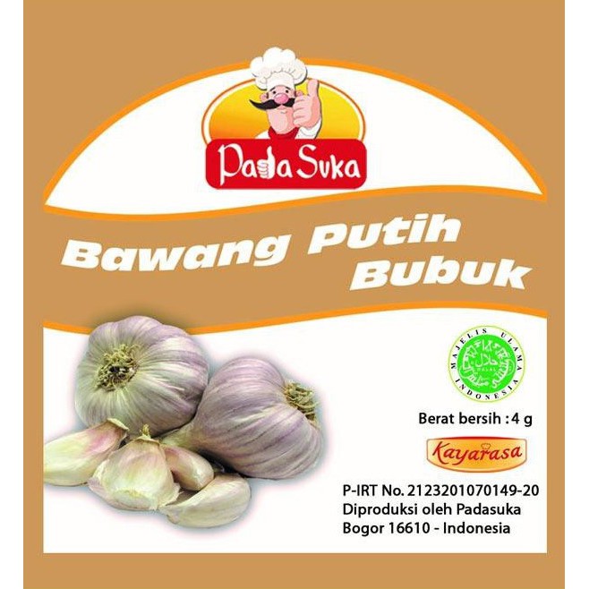 

PadaSuka Bawang Putih Bubuk Sachet 12x4gram