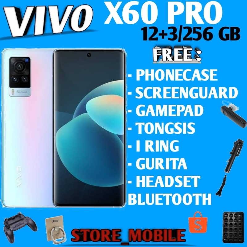 VIVO X60 PRO 5G 12/256 RAM 12GB ROM 256GB GARANSI RESMI