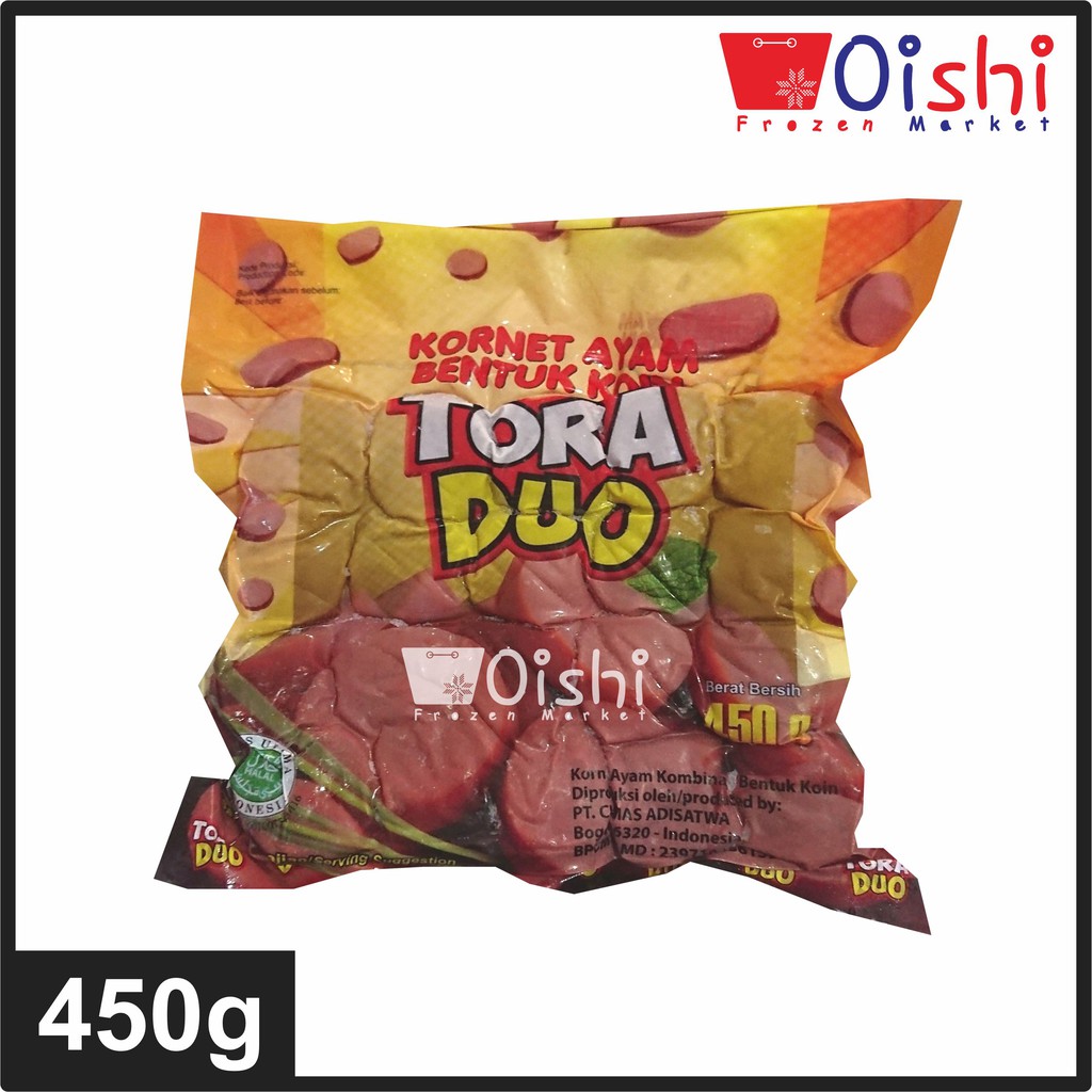 Tora Duo Kornet Ayam Bentuk Koin 450g
