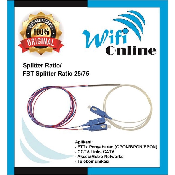 Splitter Ratio/FBT Splitter Ratio 25/75