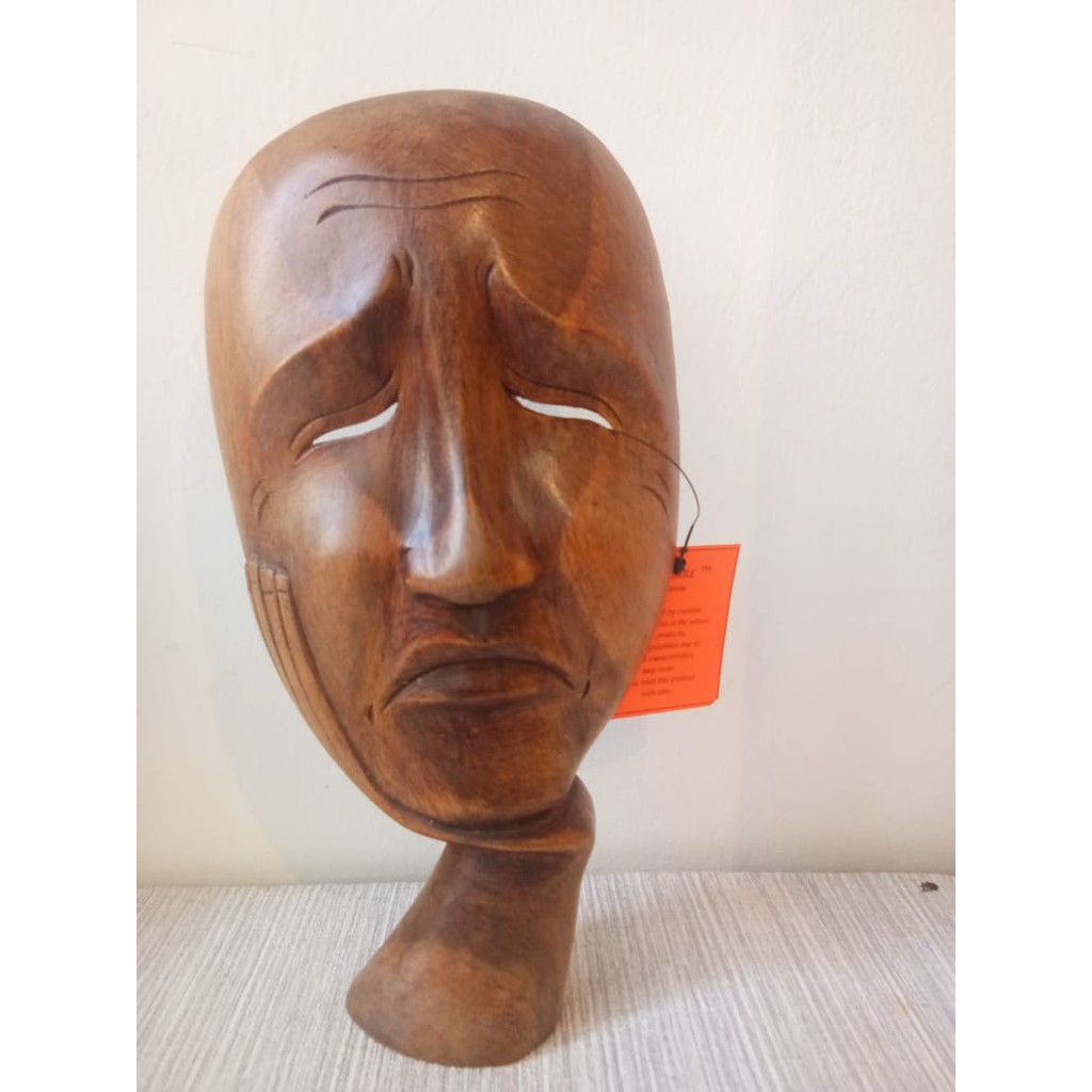 TOPENG KAYU EXPRESSION- TOPENG UNIK - HOME DECOR - HIASAN DINDING-106