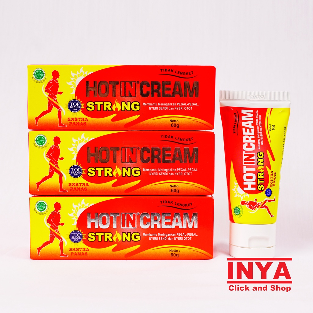 HOT IN CREAM STRONG EKSTRA PANAS 60gr - KRIM PEREDA NYERI OTOT