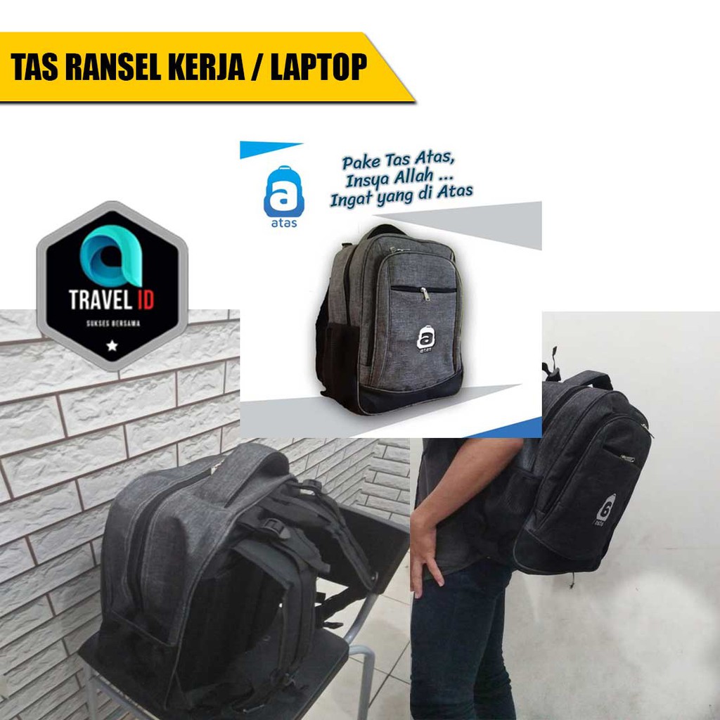 Tas Kerja kantor - Tas sekolah pria - Tas Ransel pria kerja - tas ransel laptop cowok backpack