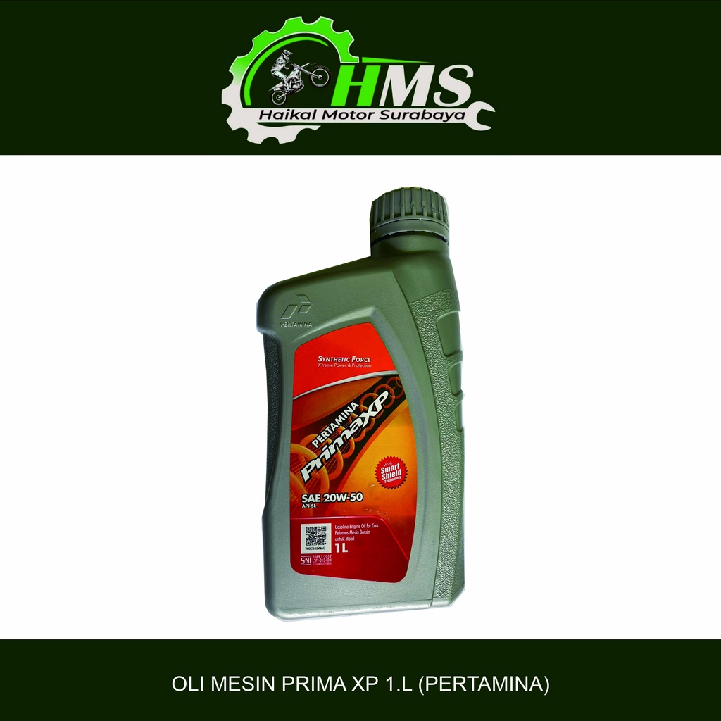 OLI PRIMA XP 1.L (PERTAMINA) - OLI MESIN PERTAMINA PRIMA XP UNTUK MOTOR MATIC / KOPLING 1.L OLI PRIM