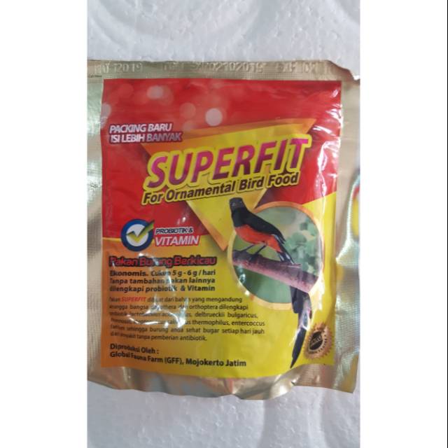 SUPERFIT GOLD PAKAN BURUNG ANIS MURAI
