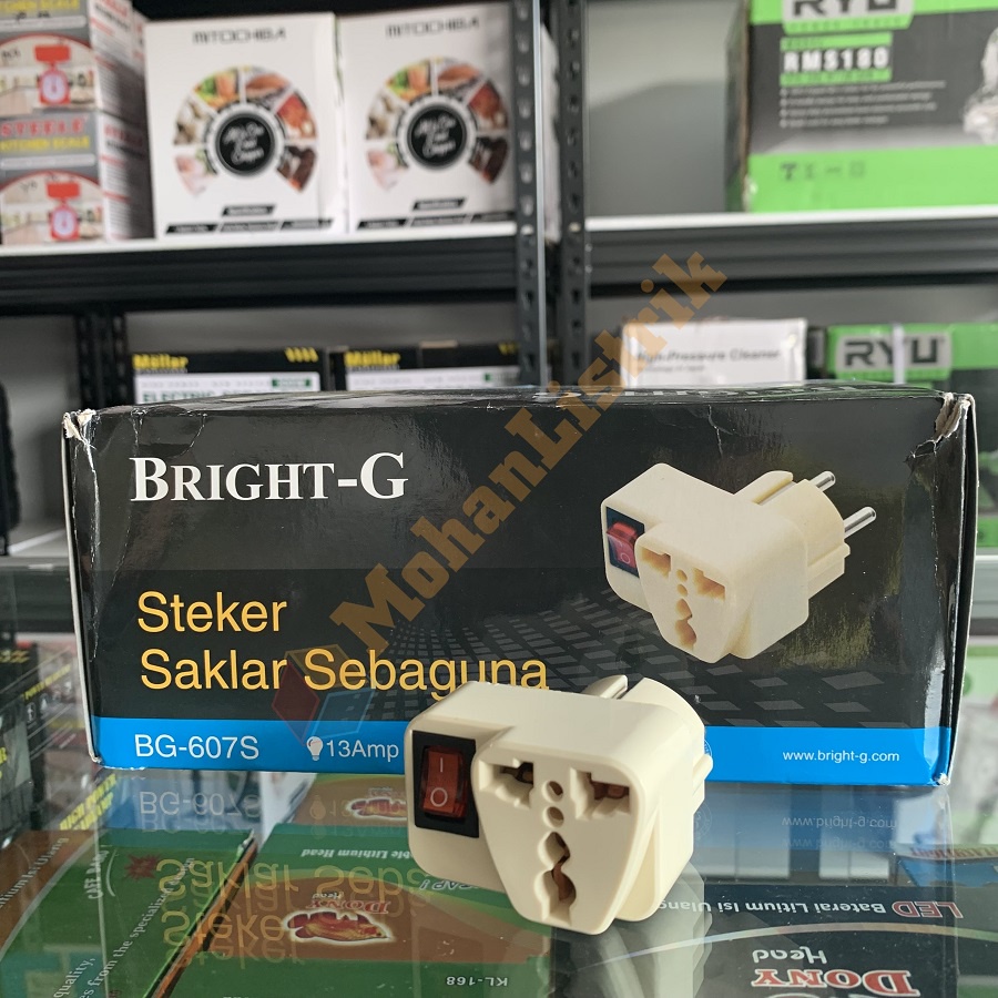 Over Steker Bright-G BG-607S Kaki 3 / Wanpro / Steker Serbaguna