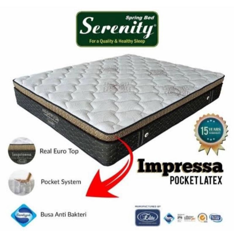 Mattress elite impressa pocket latex by Elite