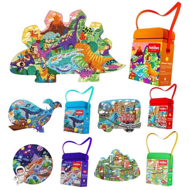 hawowa big shape puzzle with gift box jingsaw puzzle besar