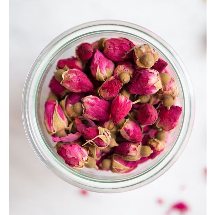 

TEH BUNGA MAWAR KUNCUP KERING TEA ROSE BUD TISANE ROSEBUD