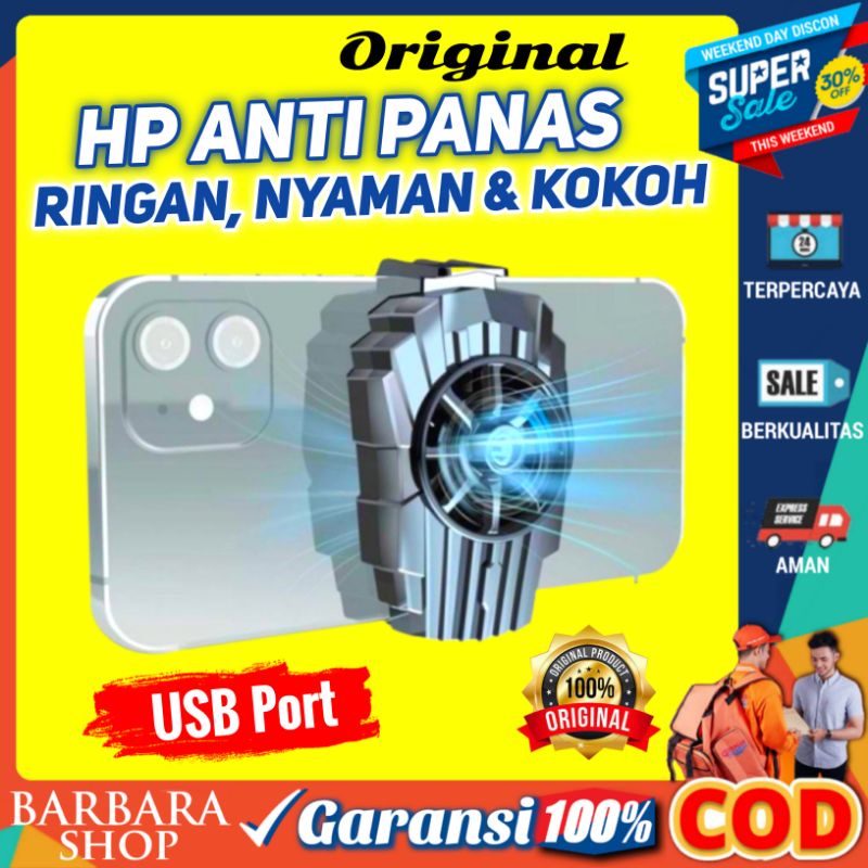 Pendingin Hp Untuk Game Kipas Gaming Cooling Pad Android Murah Mobile Phone Cooling Gaming Radiator Fan Mini G6