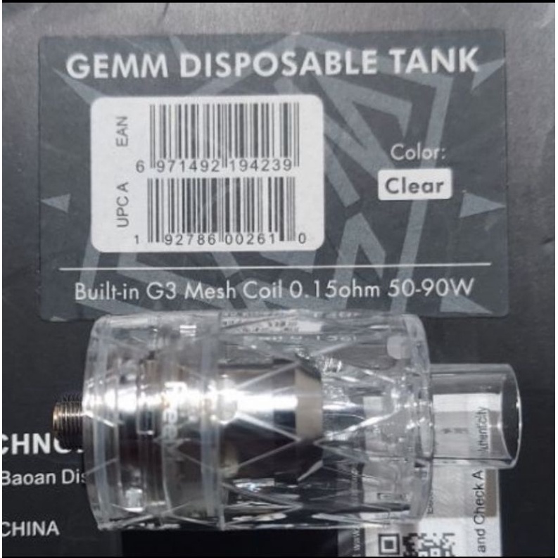 original g3 gemm 1tank 1pcs