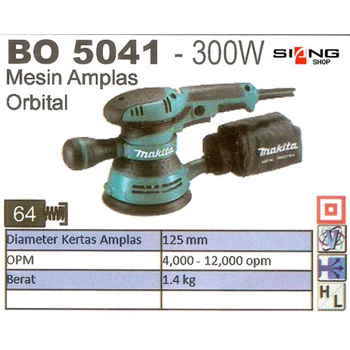 Makita BO 5041 / BO5041 Mesin Amplas