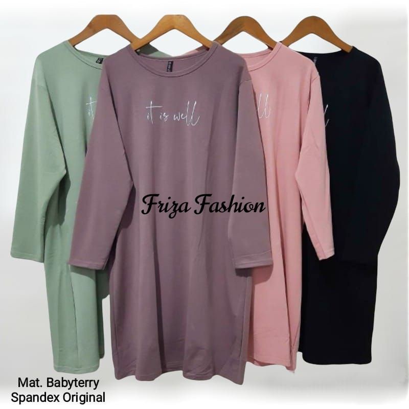 TUNIK JUMBO TERBARU / TUNIK KAOS MUSLIMAH