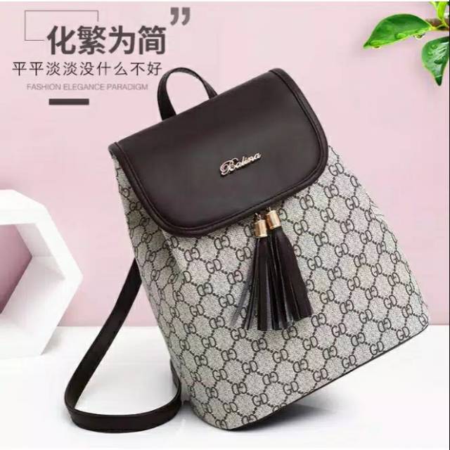 Ransel wanita, ransel gucci import, backpack korea