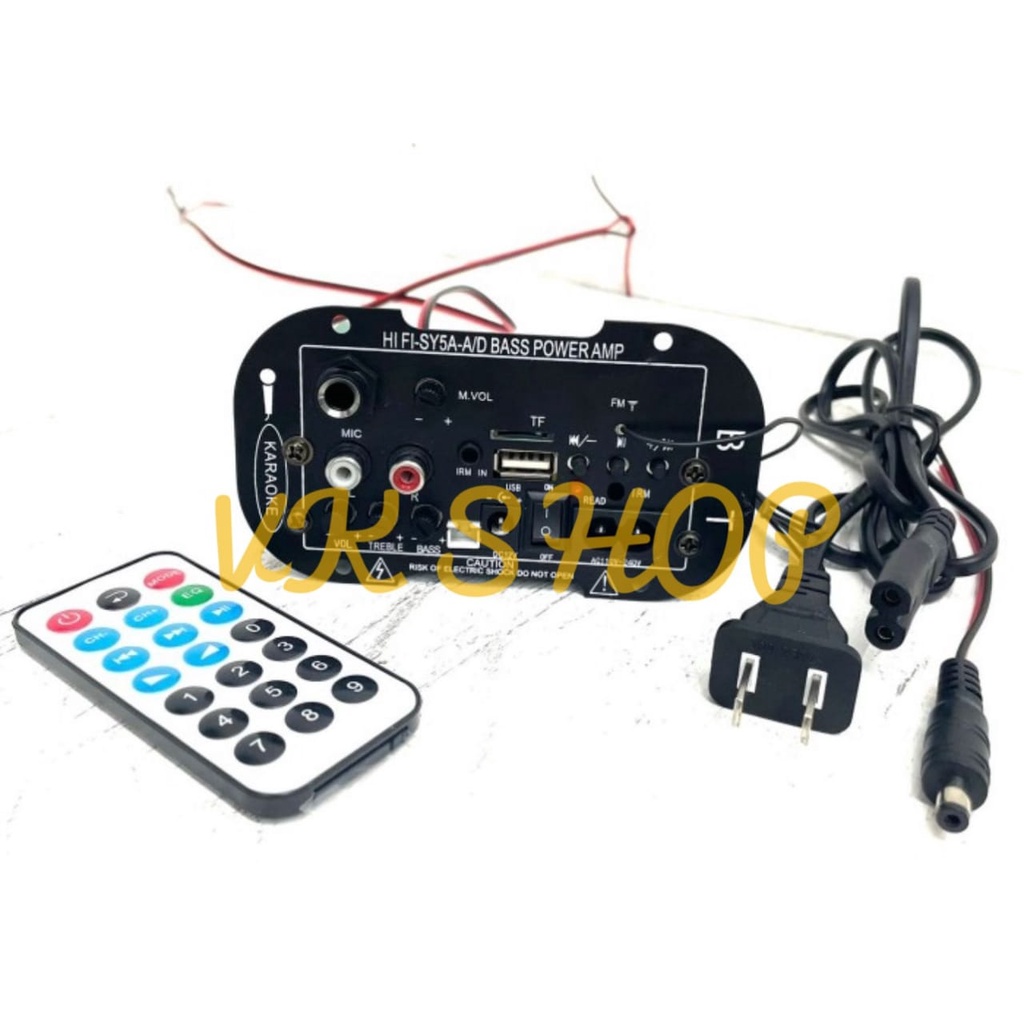 Power Amplifier Mobil Bluetooth Amplifier Hi-fi Bass AC or DC