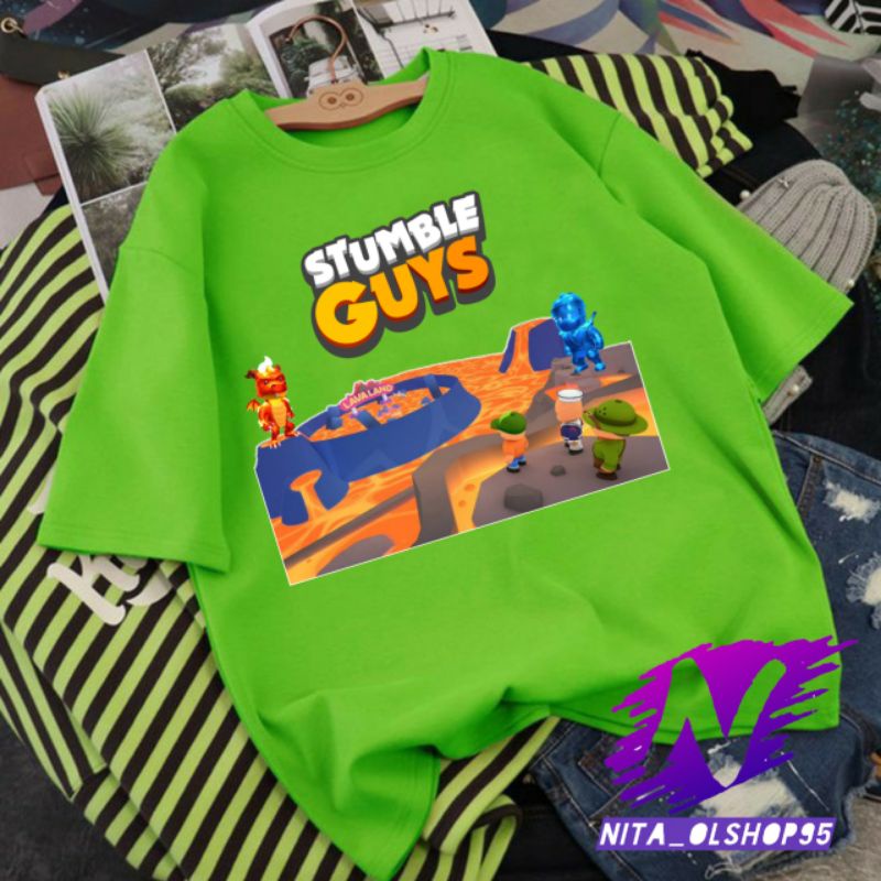 koas anak stumble guys lava land baju stumble guys map lava land