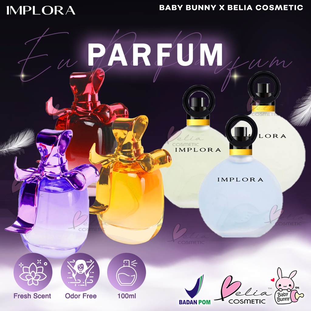 ❤ BELIA ❤ IMPLORA Parfum Eau De Toilette | Perfume Swan Angsa Bebek EDT | Eau De Parfum Pita | Woman Minyak Wangi Tubuh