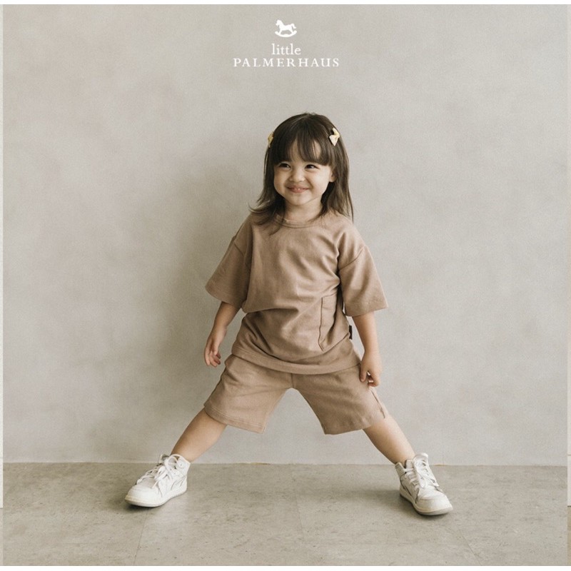 Palmerhaus oversized jersey tee kaos anak laki-laki(perempuan)