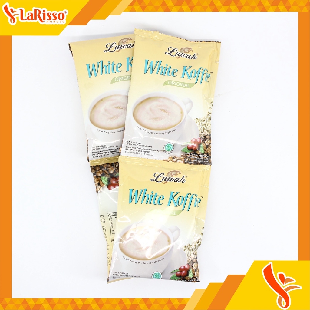 

KOPI LUWAK WHITE KOFFIE ORIGINAL 10X20GR SACHET