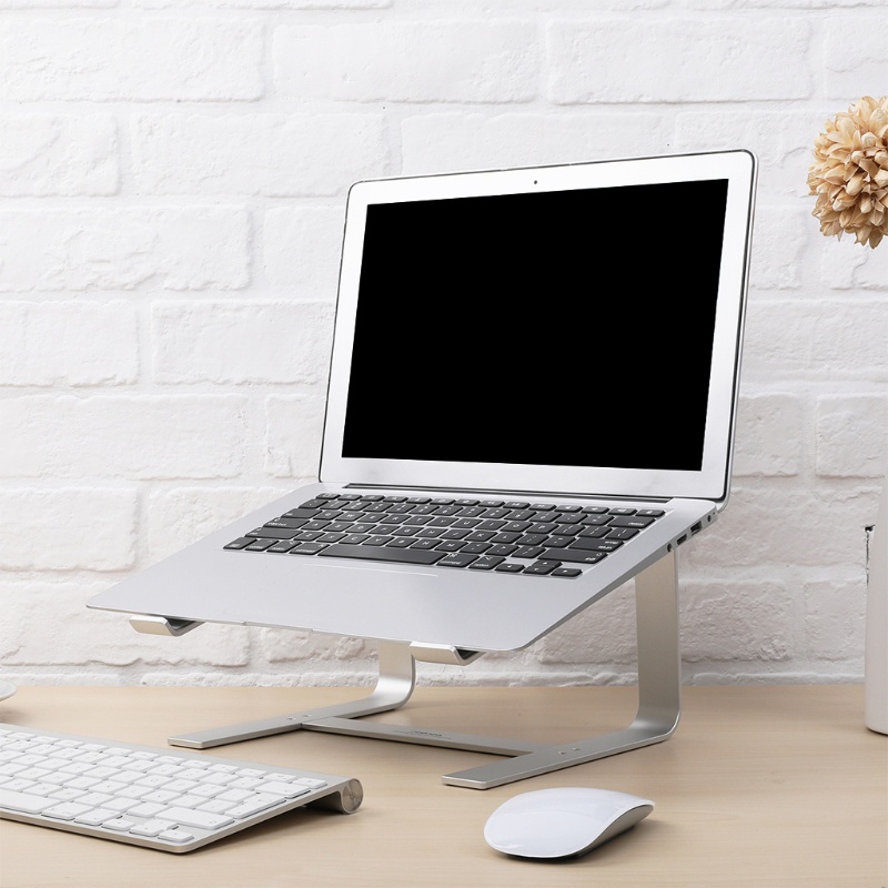 Cre Stand Holder Laptop / Notebook / Mac / MacBook Pro / Air / Apple Portable Ergonomis Bahan Aluminum