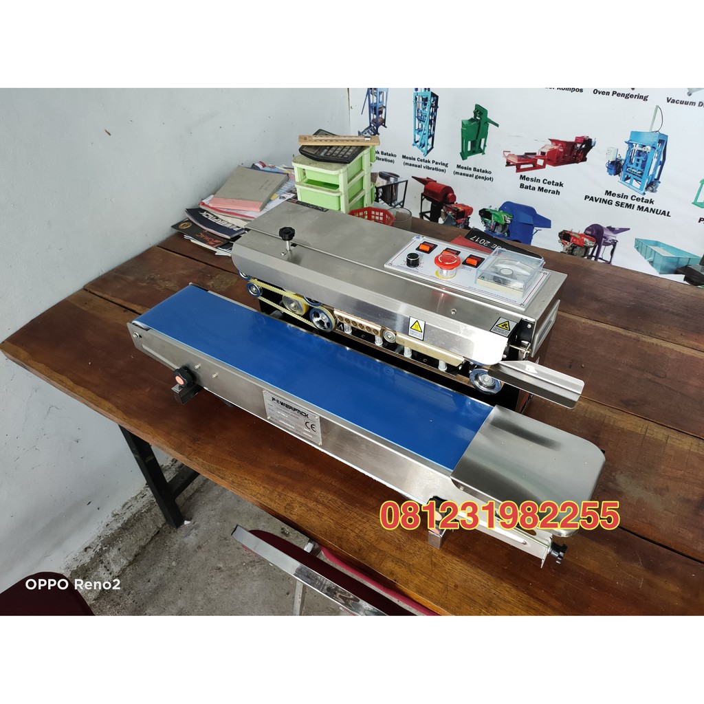 Continuous Band Sealer SF-150LW Mesin Sealer Otomatis