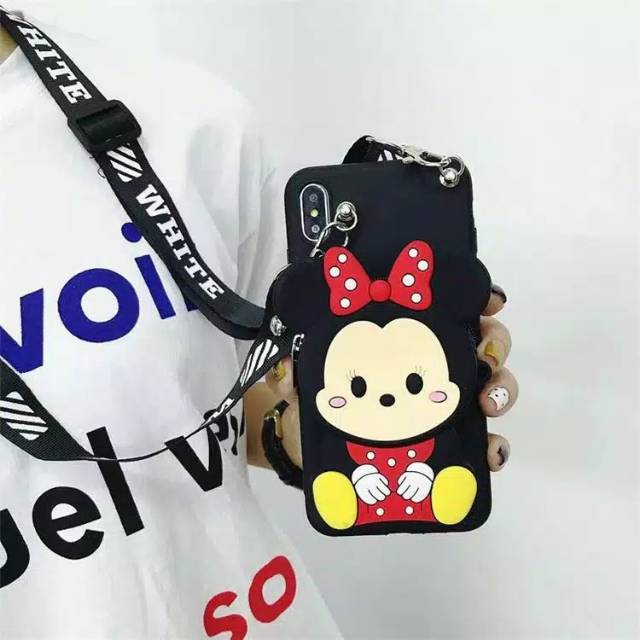 READY STOCK CASE IMPORT 3D PLUS DOMPET REDMI 5PLUS