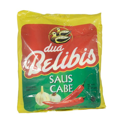 

2 Belibis Saus Cabe Sachet 24X9gr