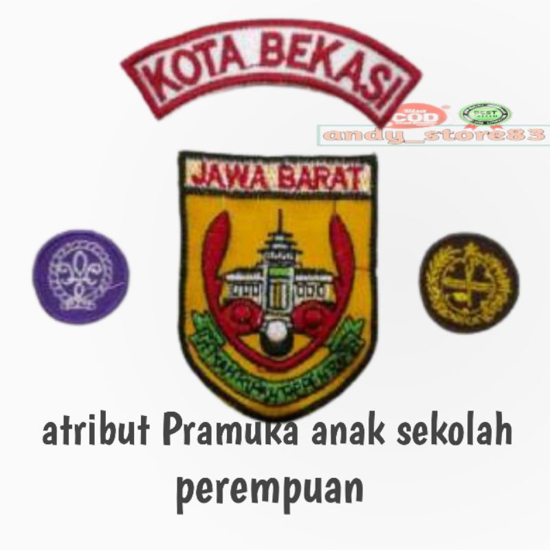 atribut Pramuka putri kota bekasi