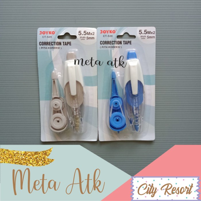 

Promo Bulan Ini Correction Tape / Tipex Kertas Joyko Ct-520 Hemat