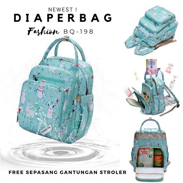 TAS Medium Diaper Bag Fashion BQ189 / Tas Bayi sedang motif lucu kecil