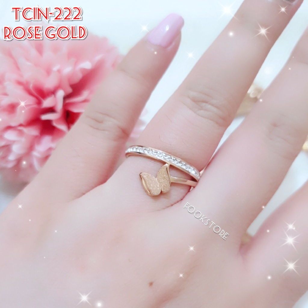 100% CINCIN WANITA TITANIUM / ANTI KARAT/TERBARU