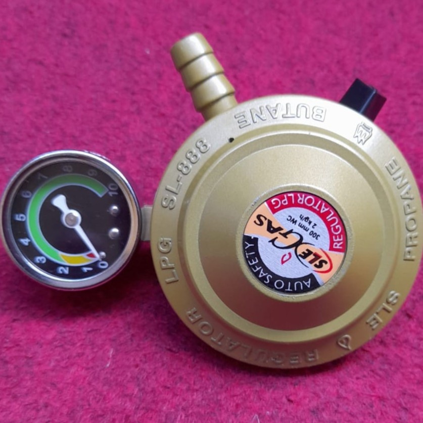 Regulator Kepala Kompor Gas Sle SL-888 sl 888 m SL-888m winn gas Meteran Low Pressure