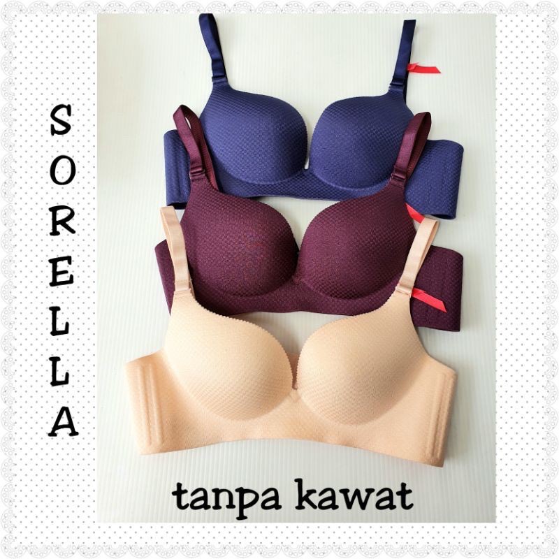 BRA TANPA KAWAT SORELLA 29523 - Size 34B 36B