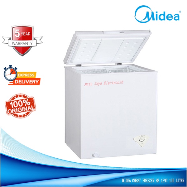 Chest Freezer MIDEA HS 129 C 100 Liter Cooler BOX