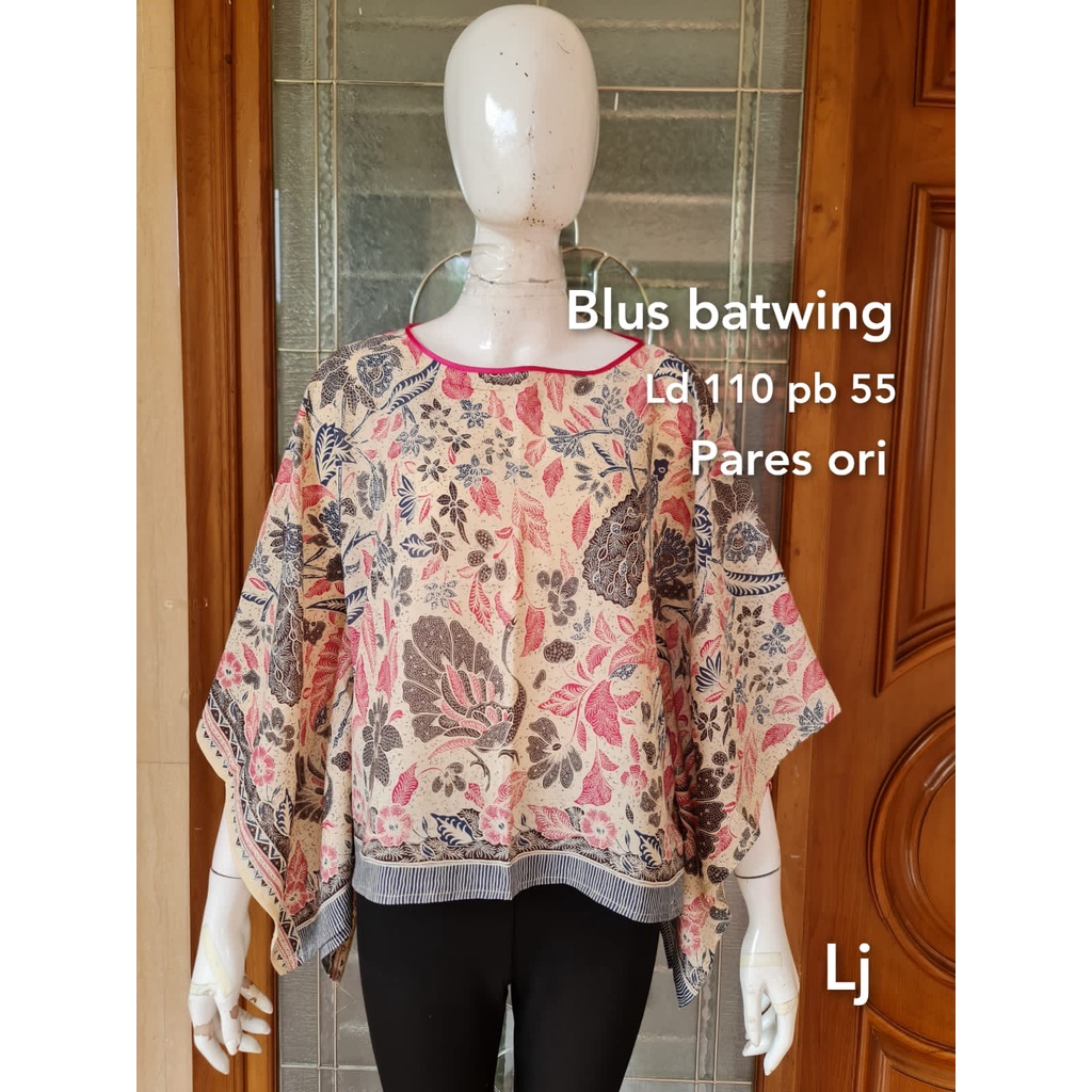 Blus parisa #3 matt katun paris batik solo atasan modern