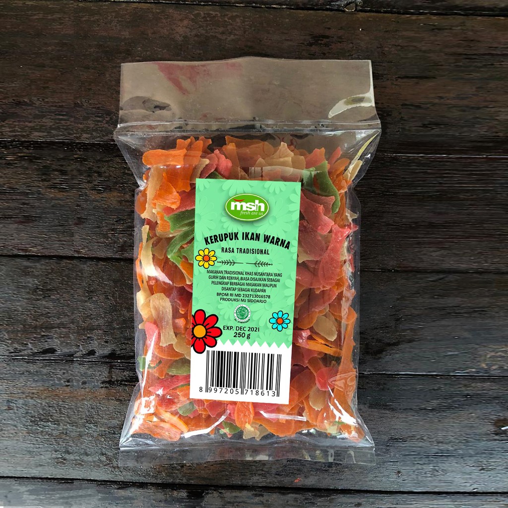 

Premium MSH Kerupuk Ikan Warna 250 g