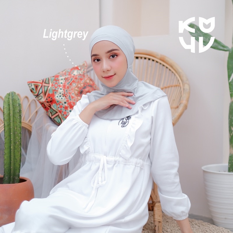 Koyu Hijab Iner Ninja Jersey Anti Gerah