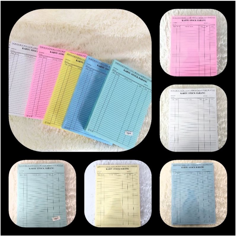 

Kartu Stock/Stok Barang Folio 333/Kartu Utang Piutang 333