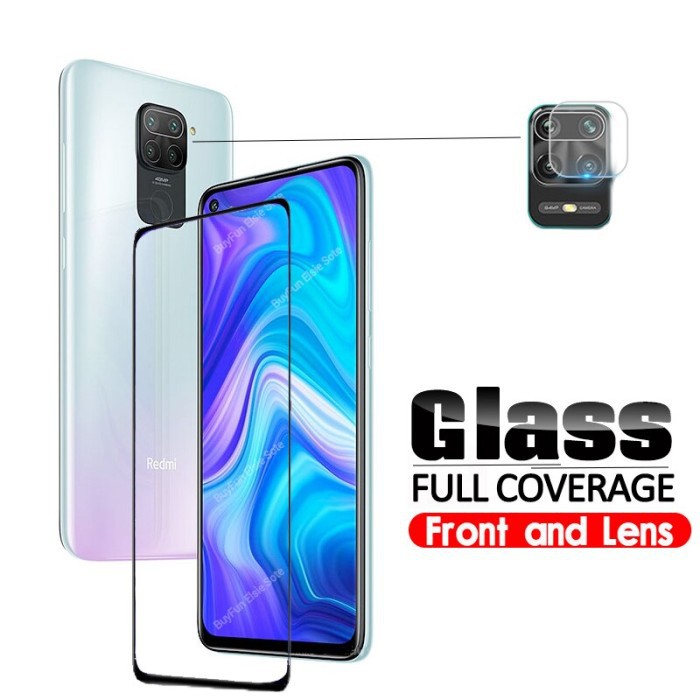 Xiaomi Redmi Note 10 10s 9 8 7 Pro Redmi 9 9a 9c 8 8a Pro TEMPERED GLASS FULL LEM PELINDUNG KAMERA