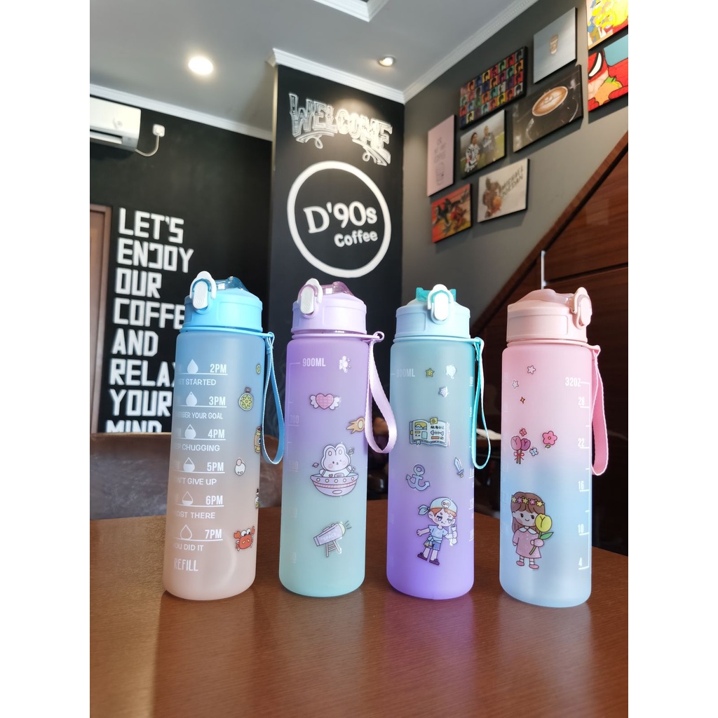 BOTOL MINUM ANAK SEKOLAH 1.1L GRADASI FREE STIKER