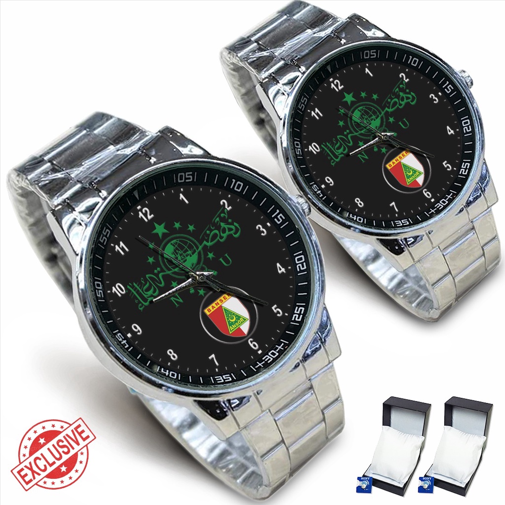 Jam Tangan Rantai Couple NU - BANSER - ANSOR (Mantul)