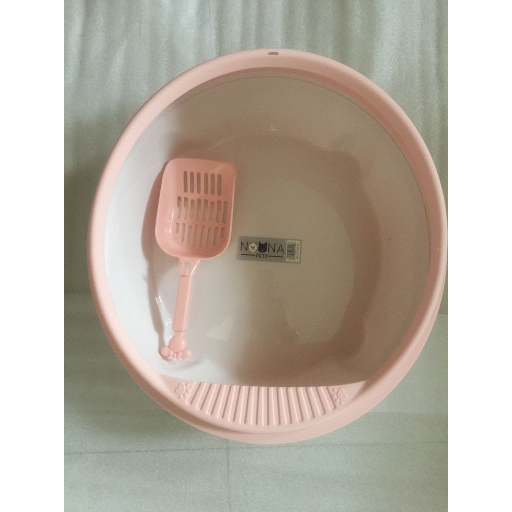 Noona Pets Cat Litter Box M Bak Pasir Kucing Tempat Pasir Kucing