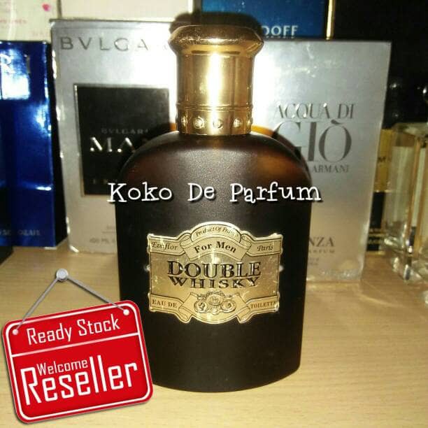 PARFUME PRIA ORI EROPA DOUBLE WHISKY ORIGINAL REJECT ASLI