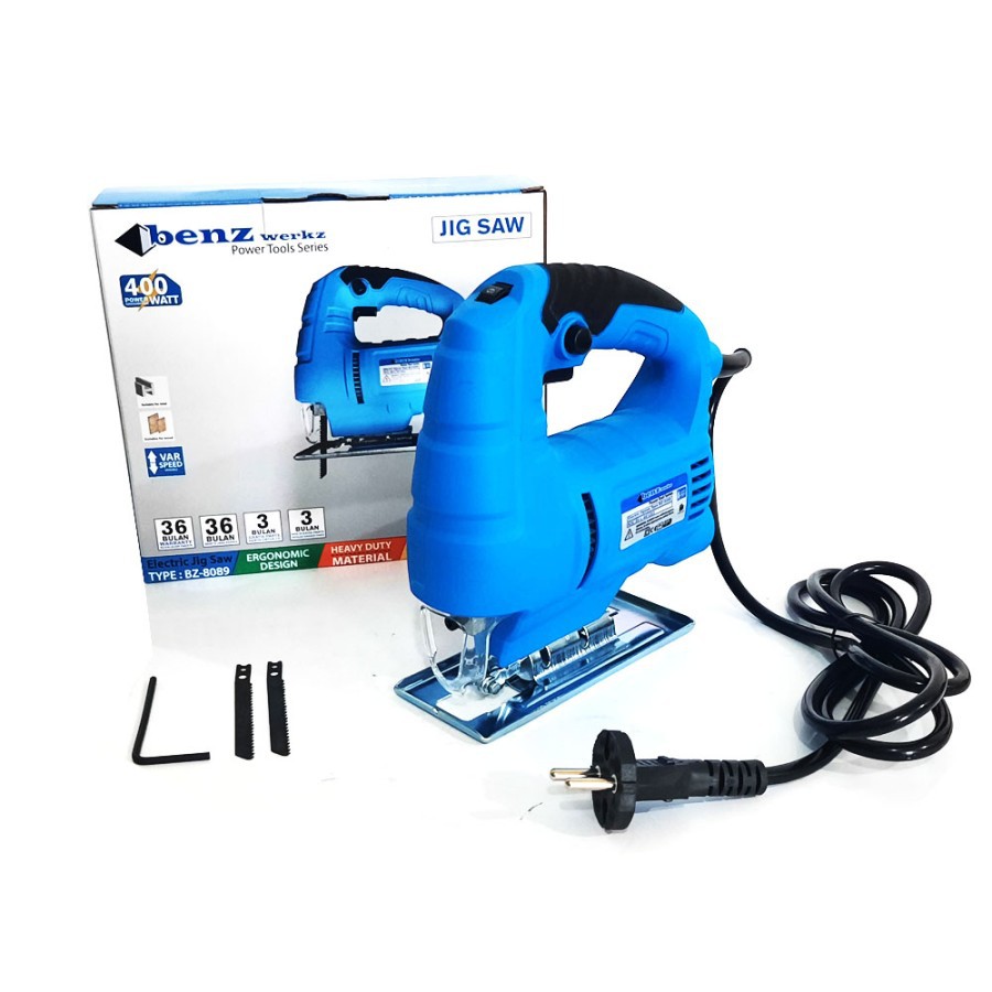 BENZ Mesin Jigsaw Gergaji Triplek Potong Kayu Listrik Jig Saw BZ-8089 Gergaji Ukir Kayu,Triplek