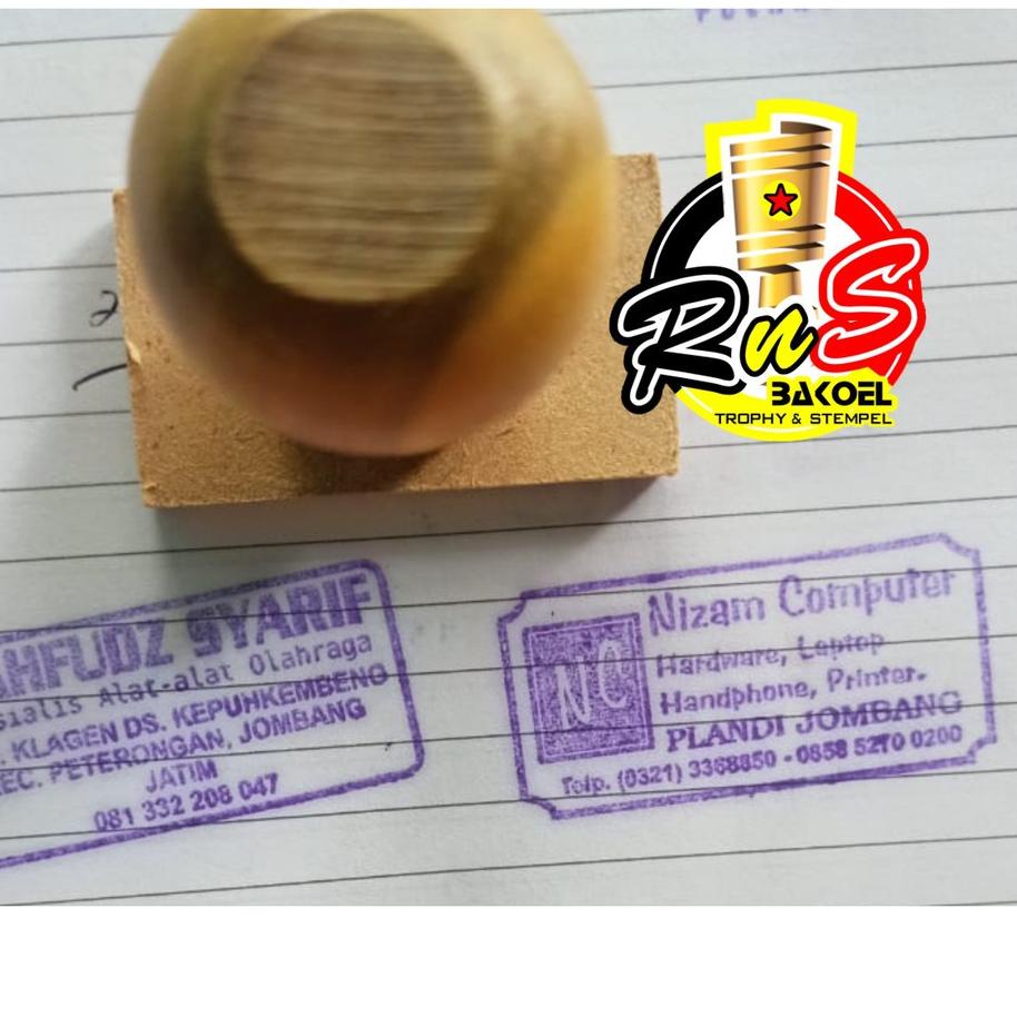 

ソ STEMPEL KAYU PERSEGI PANJANG ㄵ