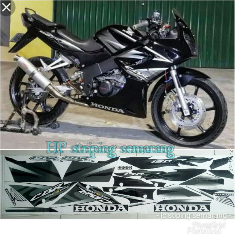 Striping Honda Cbr Old 150 Hitam 2007