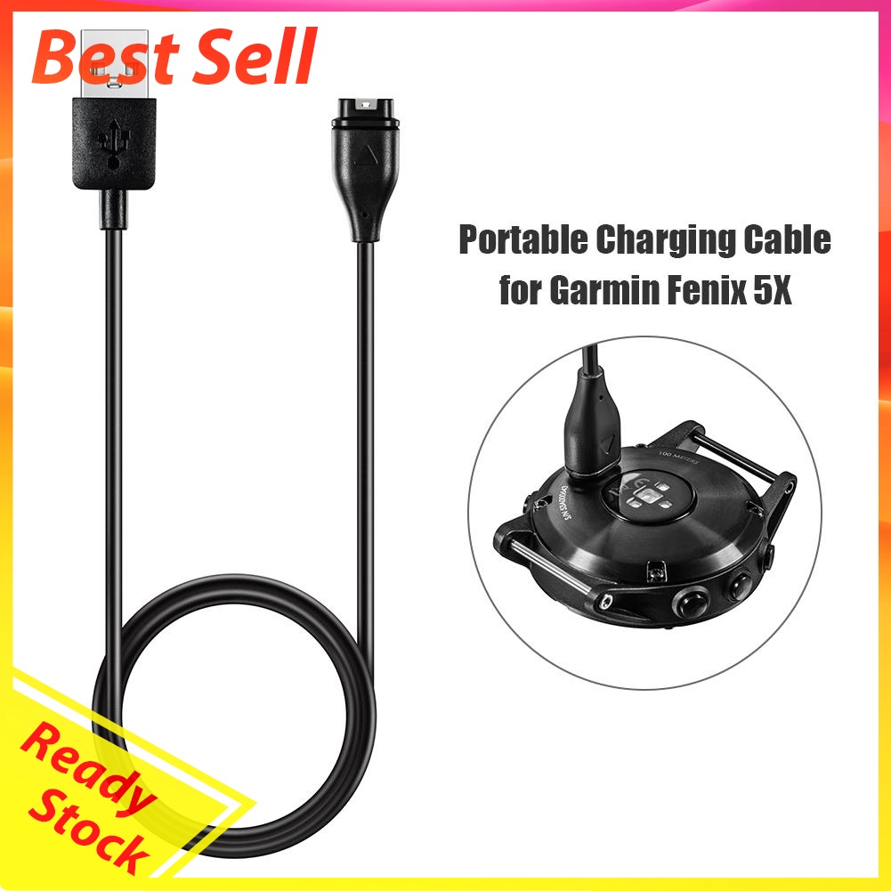 1m USB Charging Cable Charger for Garmin Fenix 6S 6 5 Plus 5X Vivoactive 3