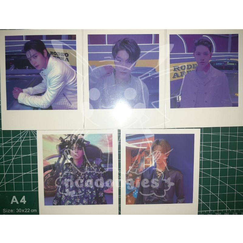 Polaroid Nct 127 Sticker event pc official pola Jaehyun Taeyong Taeil Johnny Yuta