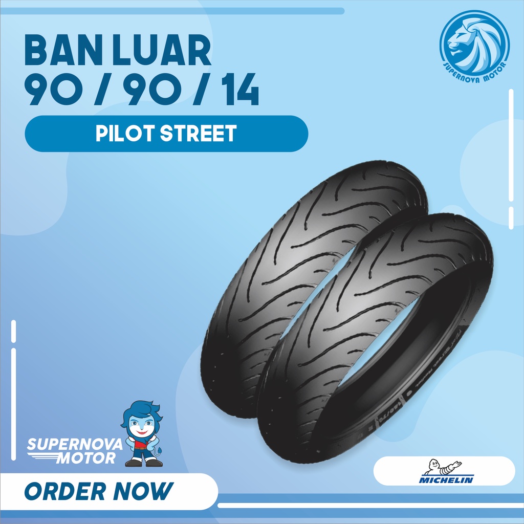 BAN LUAR MICHELIN 90 90 14 PILOT STREET