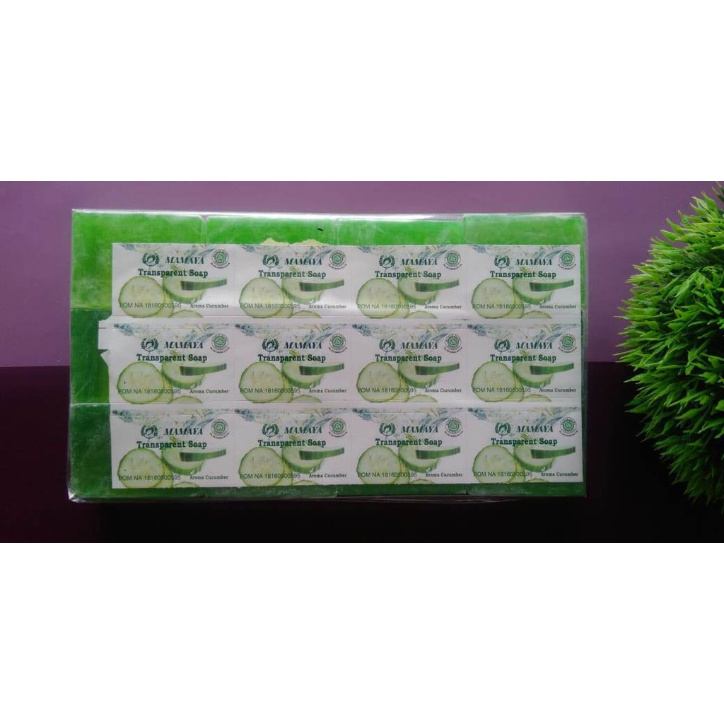 MAMAYA TRANSPARAT SOAP WITH AROMA CUCUMBER 40 GR